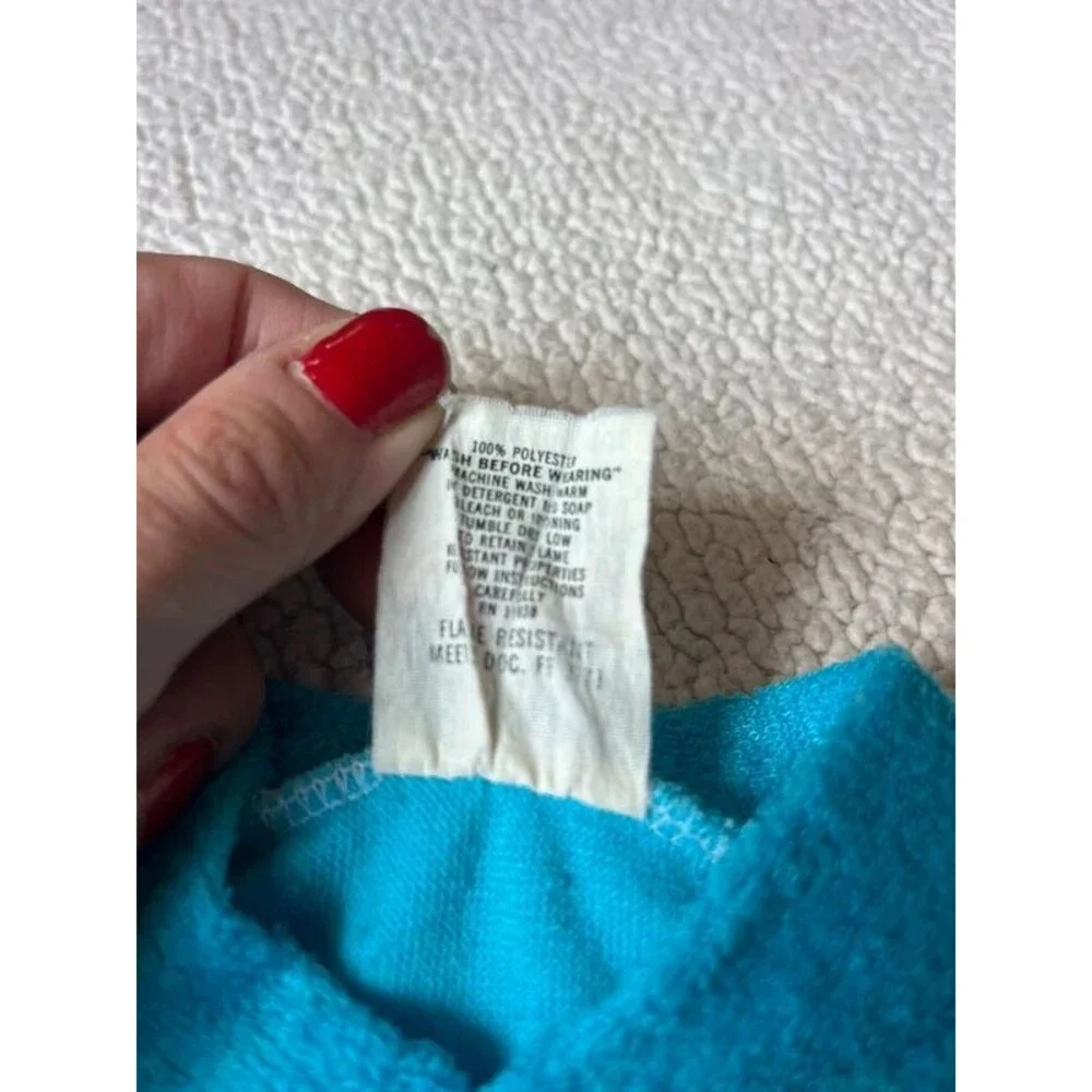 2 1990s Vintage Obion Terry Cloth Onesie Footsie Pajamas